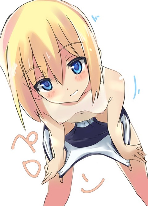 スク水(スクール水着)を着てる可愛い女の子の二次エロ画像①　100枚 44