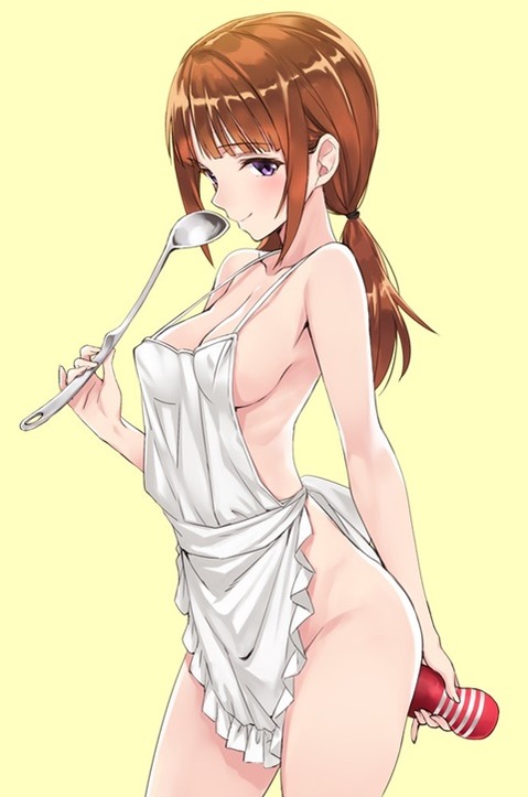 裸エプロンがエロくて仕方ない二次エロ画像⑭　25枚 10
