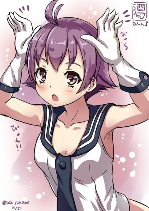 【艦これ】酒匂の二次エロ画像　50枚【艦隊これくしょん】 26