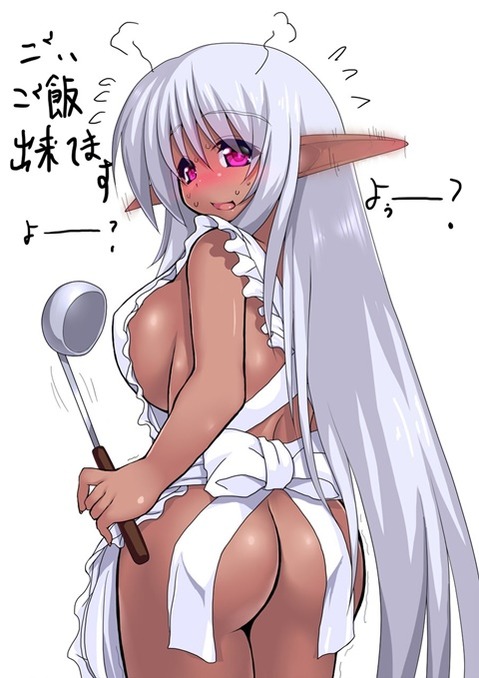 裸エプロンがエロくて仕方ない二次エロ画像⑰　25枚 1