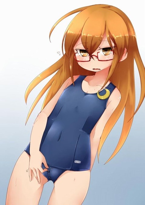 スク水(スクール水着)を着てる可愛い女の子の二次エロ画像⑤　100枚 43