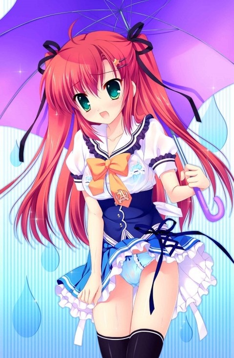 ニーソ・ニーハイを履いた女の子の二次エロ画像③　100枚 98