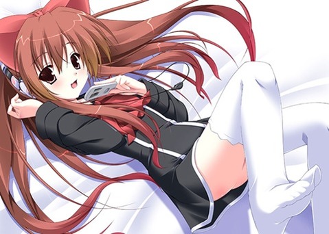 ニーソ・ニーハイを履いた女の子の二次エロ画像⑥　100枚 11