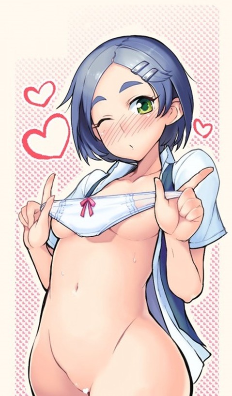 裸にシャツを羽織った女の子の二次エロ画像⑪　25枚 10