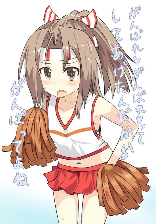 【二次エロ】可愛いチアガールの女の子に応援されて元気がでる画像がみたい！ 7