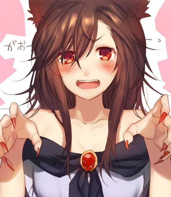 【非エロ】【東方】オオカミキャラの今泉影狼ちゃんに怒られたくなる画像がみたい！ 2