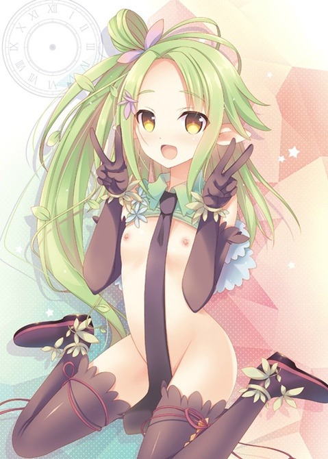 貧乳・微乳・ちっぱいな女の子の二次エロ画像⑲　25枚 13
