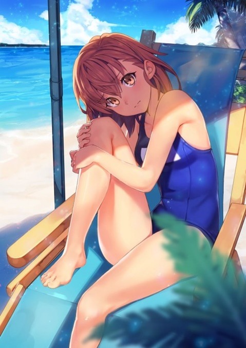 スク水(スクール水着)を着てる可愛い女の子の二次エロ画像①　100枚 10