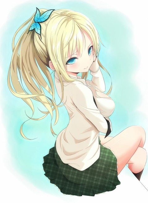 ポニーテールが可愛い女の子の二次エロ画像⑩　25枚 11
