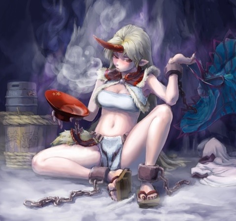 【東方】星熊勇儀の二次エロ画②　50枚【東方Project】 4
