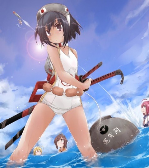 スク水(スクール水着)を着てる可愛い女の子の二次エロ画像①　100枚 29