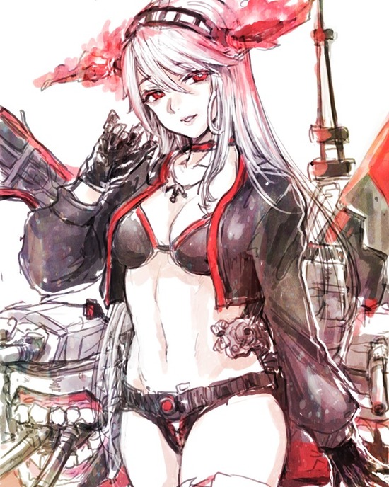【非エロ】【艦これ】可愛い艦娘が深海棲艦化したカッコイイ系の画像がみたい！① 5