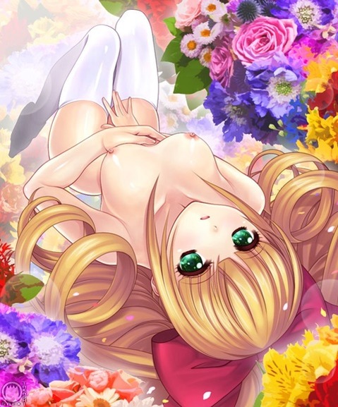 ニーソ・ニーハイを履いた女の子の二次エロ画像②　100枚 38