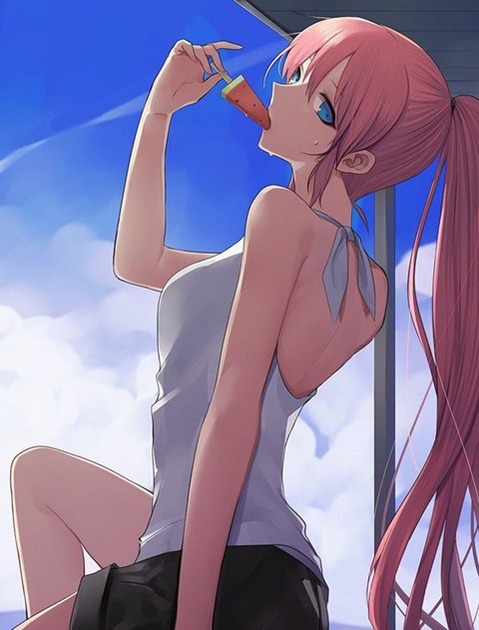 ポニーテールが可愛い女の子の二次エロ画像⑨　25枚 5