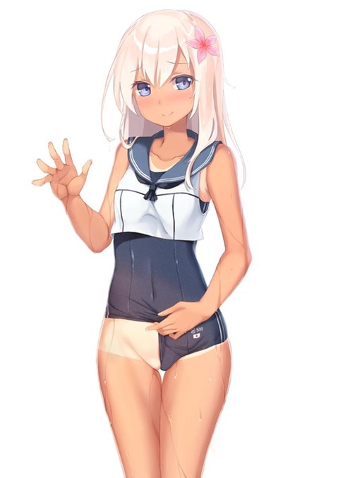 スク水(スクール水着)を着てる可愛い女の子の二次エロ画像④　100枚 66