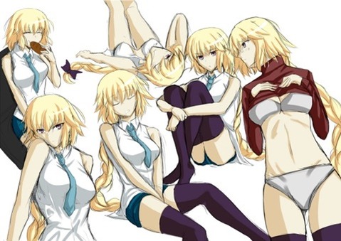 【Fate】ジャンヌ・ダルクの二次エロ画②　80枚 62