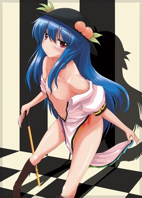 【東方】比那名居 天子の二次エロ画像　100枚【東方Project】 76