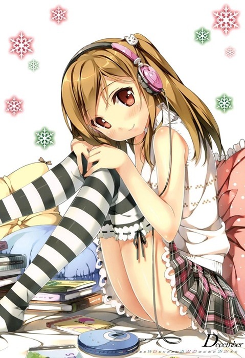 ニーソ・ニーハイを履いた女の子の二次エロ画像⑧　100枚 52