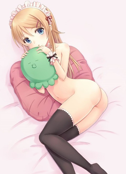 ニーソ・ニーハイを履いた女の子の二次エロ画像⑦　100枚 49