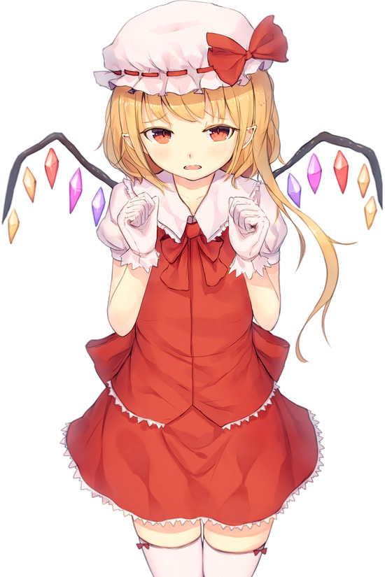 【二次エロ】【東方】フランドール・スカーレットちゃんのセクシャルパンティー丸見えで可愛く恥じらう乙女チックな画像まとめｗｗｗ２ 2
