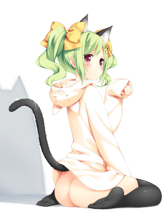 【二次】裸パーカーな女の子のちょっとHな画像が見たい！ 3