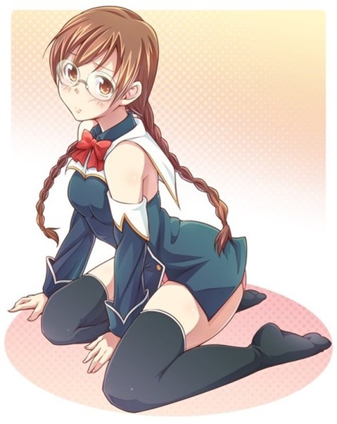 ニーソ・ニーハイを履いた女の子の二次エロ画像③　100枚 59
