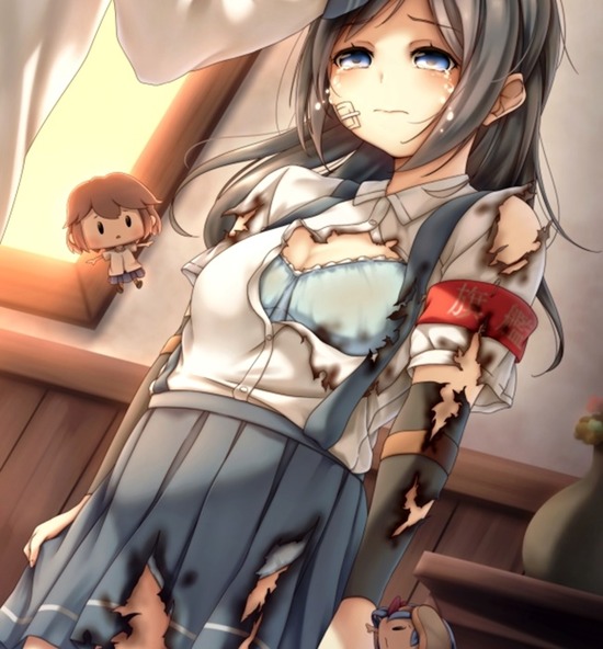 【二次エロ】【艦これ】ロリっ子すぎる制服娘朝潮ちゃんのパンチラ画像がみたい！ 10
