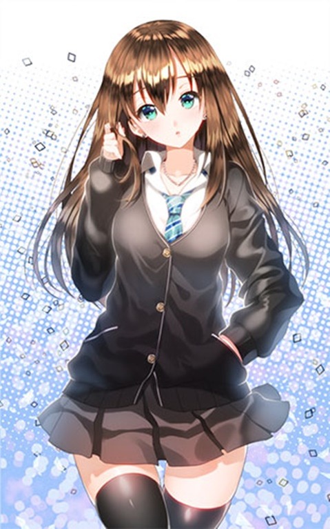 ニーソ・ニーハイを履いた女の子の二次エロ画像⑥　100枚 91