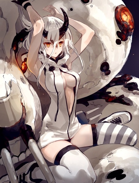 【艦これ】重巡棲姫・集積地棲姫の二次エロ画像　60枚【艦隊これくしょん】 50