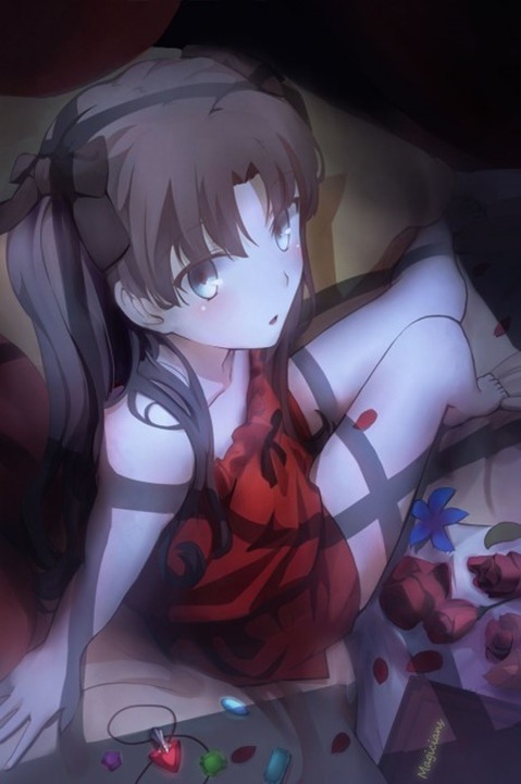 【Fate】遠坂凜の二次エロ画②　100枚 7