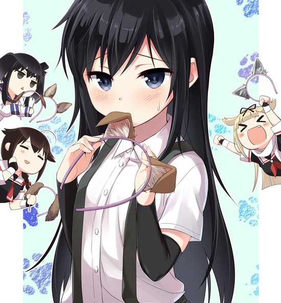 【非エロ】【艦これ】学生服が似合い過ぎる朝潮ちゃん萌えキュン画像がみたい！ 2