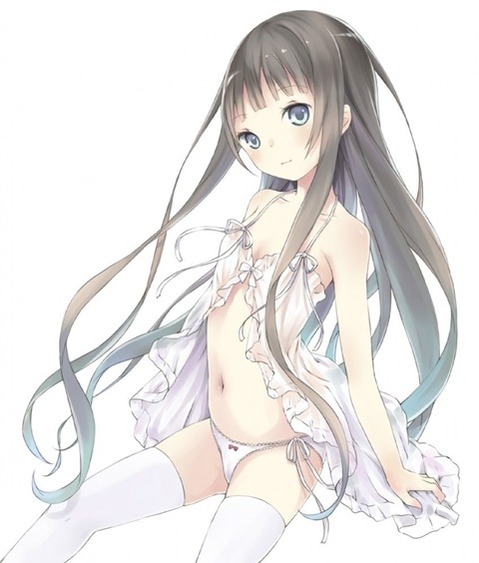 ニーソ・ニーハイを履いた女の子の二次エロ画像①　100枚 59