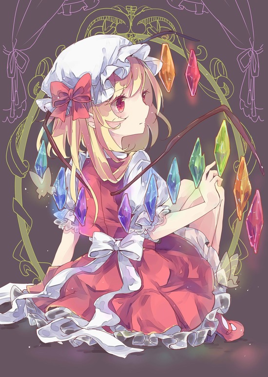 【二次エロ】【東方】フランドール・スカーレットちゃんのセクシャルパンティー丸見えで可愛く恥じらう乙女チックな画像まとめｗｗｗ２ 10