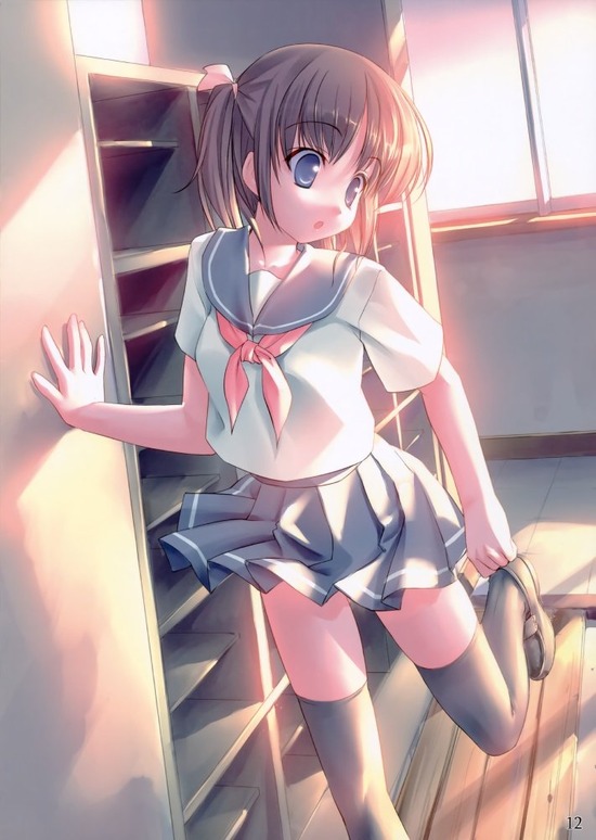 【二次】【非エロ】美少女の可愛くてお似合いな制服姿にキュンとしちゃう画像がみたい！ 12