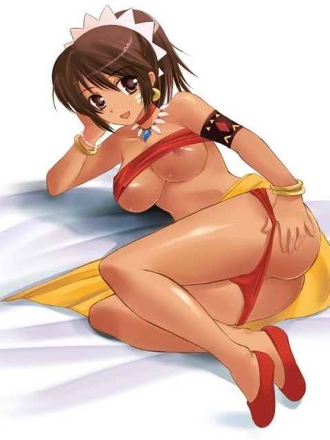 褐色肌がセクシーな女の子の二次エロ画像③　100枚 96