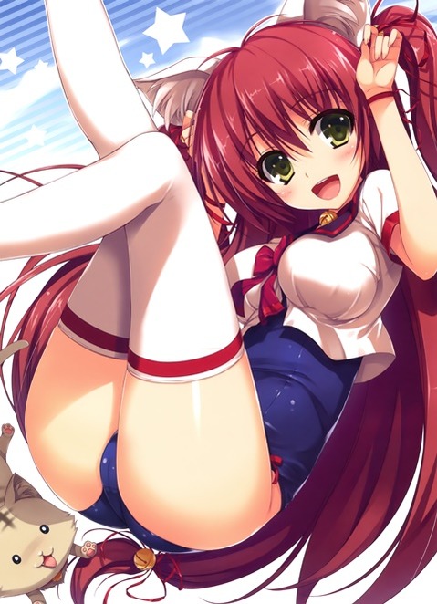 ニーソ・ニーハイを履いた女の子の二次エロ画像⑧　100枚 66