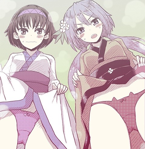 【東方】九十九姉妹(弁々・八橋)の二次エロ画像　100枚【艦隊これくしょん】 14