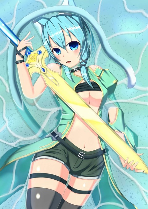 【SAO】シノン(朝田詩乃)のエロ画像　100枚【ソードアート・オンライン】 59