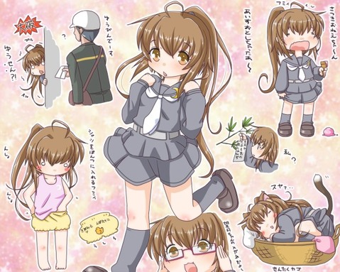 【艦これ】文月の二次エロ画像　90枚【艦隊これくしょん】 72