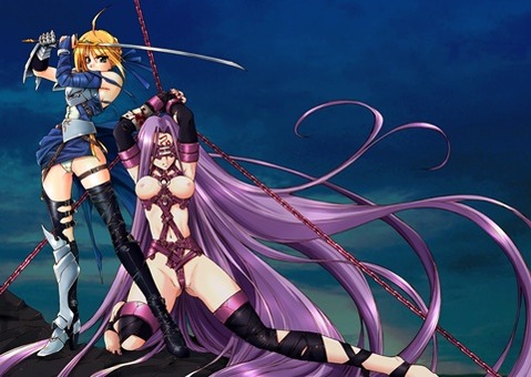 【Fate】セイバーの二次エロ画④　100枚 48