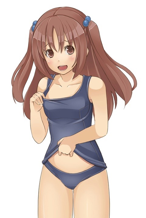 スク水(スクール水着)を着てる可愛い女の子の二次エロ画像⑥　100枚 62