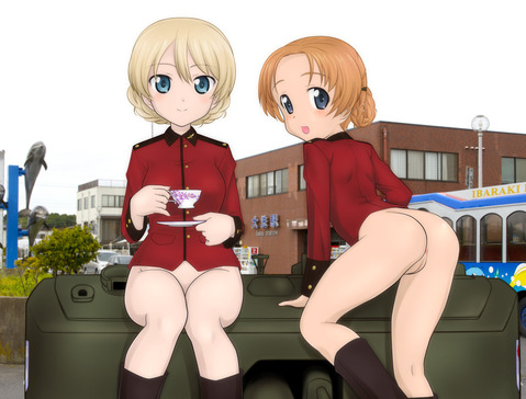 【ガルパン】ダージリンの二次エロ画像　100枚【ガールズ＆パンツァー】 36