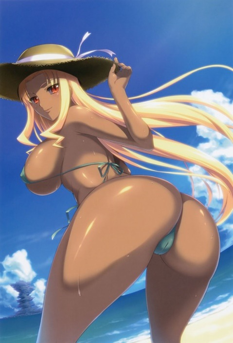 褐色肌がセクシーな女の子の二次エロ画像④　100枚 40