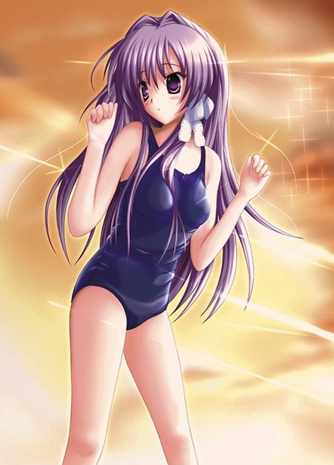 スク水(スクール水着)を着てる可愛い女の子の二次エロ画像②　100枚 77