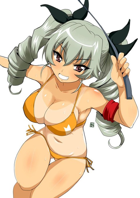 【ガルパン】アンチョビ(安斎千代美)の二次エロ画像　50枚【ガールズ＆パンツァー】 25