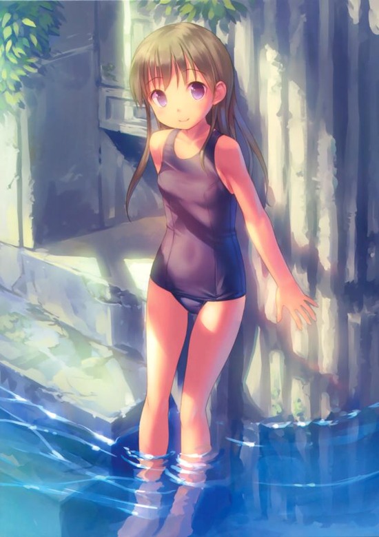 【非エロ】ロリなのに巨乳キャラな女の子のビキニや競泳水着画像がみたい！ 23