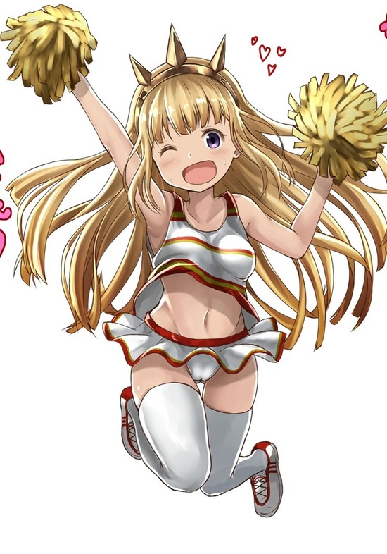 【二次エロ】可愛いチアガールの女の子に応援されて元気がでる画像がみたい！ 13