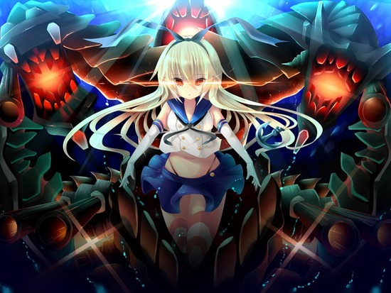 【非エロ】【艦これ】可愛い艦娘が深海棲艦化したカッコイイ系の画像がみたい！② 6