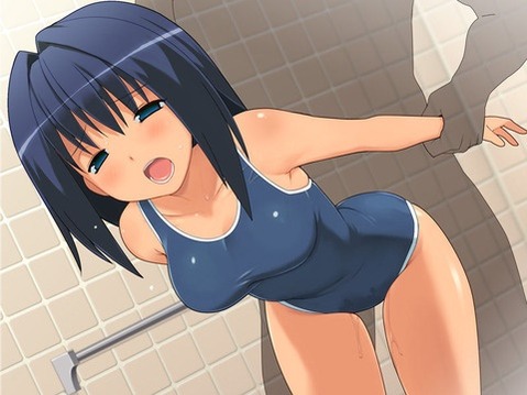 スク水(スクール水着)を着てる可愛い女の子の二次エロ画像④　100枚 33