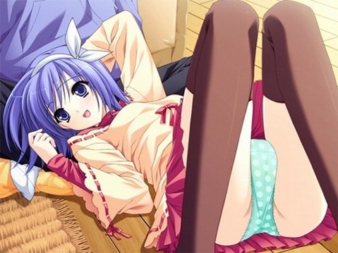 ニーソ・ニーハイを履いた女の子の二次エロ画像⑤　100枚 71